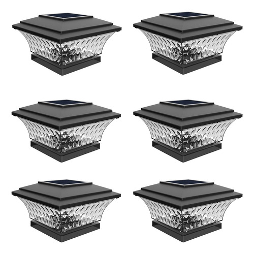 Luces Solares Led Para Exterior Valla De Cubierta Blanco Cál