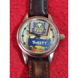 Reloj Mujer By Fossil, Looney Tunes Tweety (reparar) Vintage