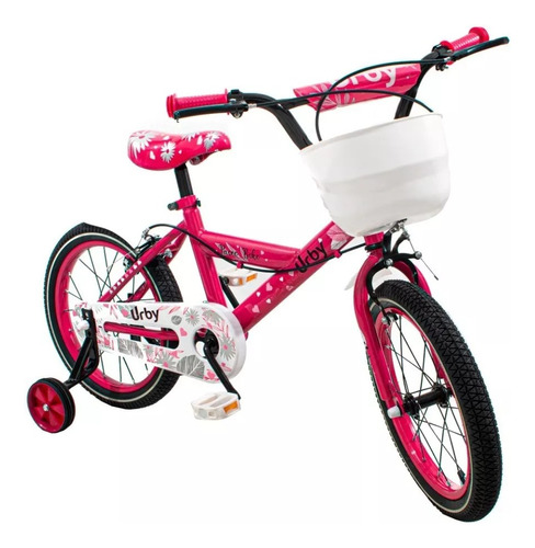 Bicicleta Infantil Rodado 16 Ruedas Inflables Con Rueditas 