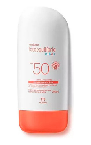 Protector Solar Niños Fps 50 Fotoequilibrio Natura - Lvdm