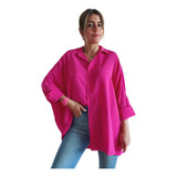 Blusa Camisa Mujer Camisola Vestir Volado Importada