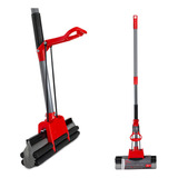 Mop Rodo Mágico Esponja Vermelho E Cinza - Powermaid