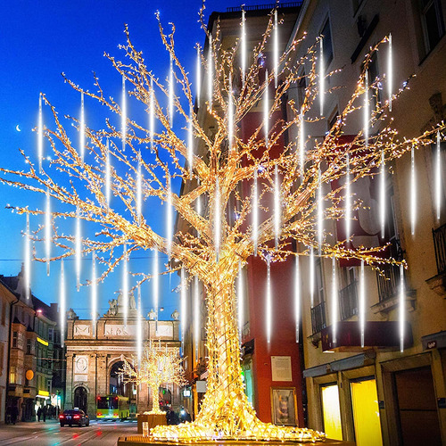 Luces Led De Navidad, Luces Led De Lluvia De Meteoros, Luz B