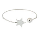 Pulsera Esclava En Plata 925 Modelo Estrella