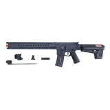 Krytac Aeg Airsoft War Sport Miras Ambidestro Lvoac Cg Cinza