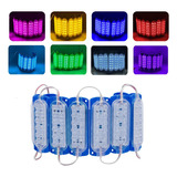 10 Modulo  De 12 Led Ip65 Contra Agua Ámbar Azul Rojo Rosa