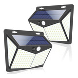 Panel Reflector Solar 208 Led Sensor Movimiento 3 Func X2