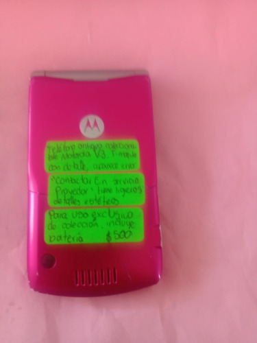 Motorola V3 T-mobile Con Detalles