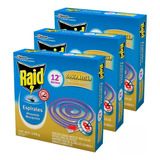 Espirales Raid  Combo 3 Packs De 12 Unid. 36 Unid En Total 