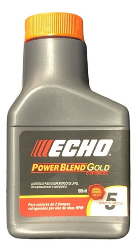 Aceite 2t Echo Power Blend Gold 100ml Motoguadaña/motosierra