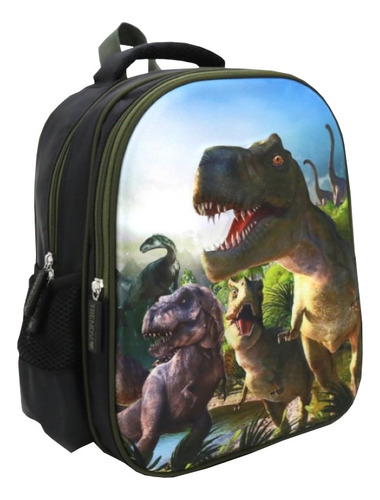 Mochila Nene Escolar Diseño 3 D Relieve Infantil Cole Dino