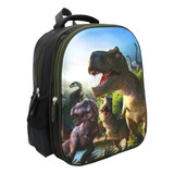 Mochila Nene Escolar Diseño 3 D Relieve Infantil Cole Dino