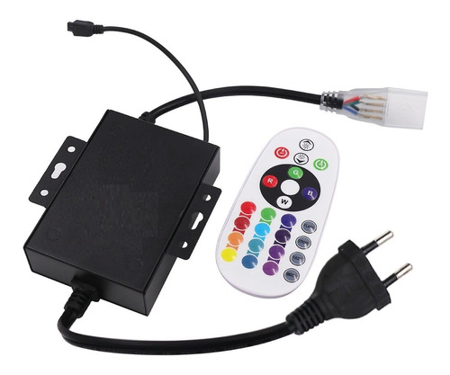 Controlador P/ Mangueira Neon Rgb C/ App Bluetooth 110v 220v