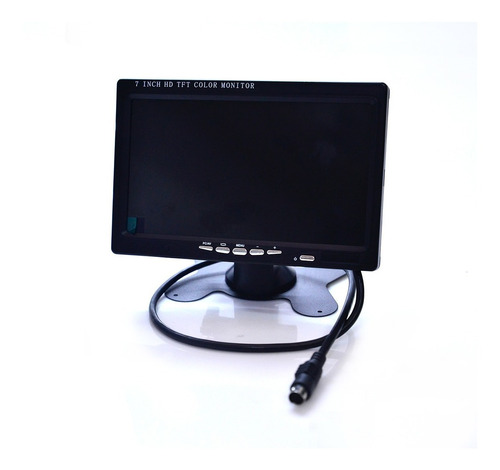 Tela Monitor Lcd 7  Colorida - Hdmi - Vga - Av - C/ Controle