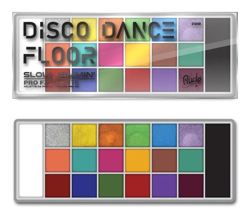 Sombras Cremosas Disco Dance Floor Profx Palette Slow Jammin