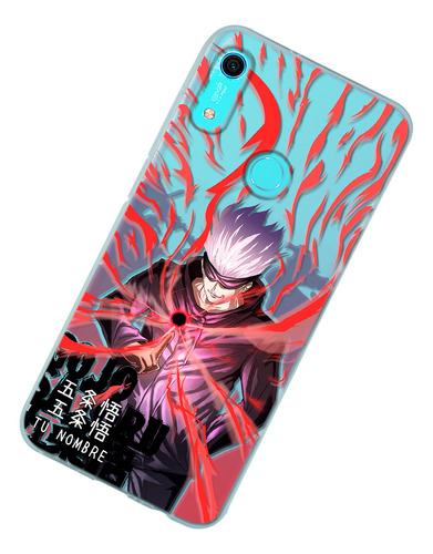 Funda Para Huawei Jujutsu Kaisen Satoru Gojo Con Tu Nombre