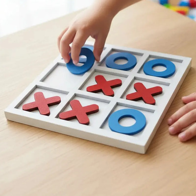 Juego De Mesa Gato Infantil Mdf Tablero Blanco | MercadoLibre