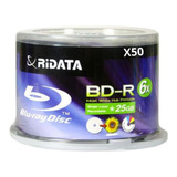 Bluray Ridata Printables X50 25gb 6x