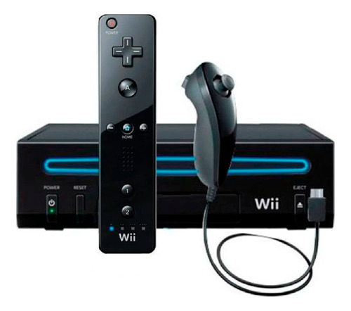 Nintendo Wii 512mb Black Edition Cor  Preto