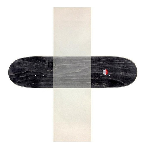 Lixa Longboard Transparente Emborrachada 1,09m X 26 Cm 