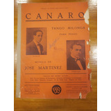 Canaro Martinez Tango Milonga Partitura