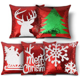 Decoración De Sofá, Decoración De Almohadas Navideñas.