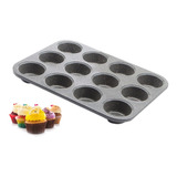 Molde Charola Reposteria Cup Cakes Panques Muffins Mantecada