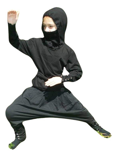 Traje/disfraz De Ninja Para Niños Talle 10, 12, 14