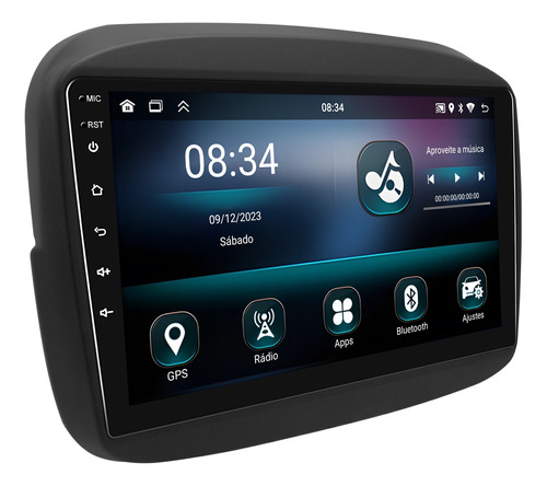 Multimidia Fiat Mobi Like A 2023 Android 2gb 32g Carplay 9p