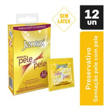 Preservativo Jontex Sensação Pele Com Pele C/12 Camisinhas