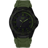 Reloj Caterpillar Hombre Motion Evo Lh. Sumergible Color Del Fondo Verde Color De La Malla Verde