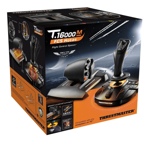 Thrustmaster T.16000m Fcs Hotas C/ Acelerador - Pc