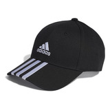 Bone adidas 3 Listras Ib3242 Preto Branco Original