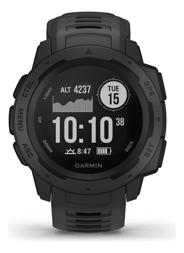 Garmin Instinct Graphite Gps Reloj Smartwatch Resistente  