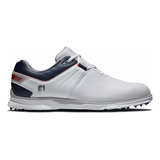 Golf Center /zapato De Golf Footjoy Pro Sl Wht/bl/red Wide