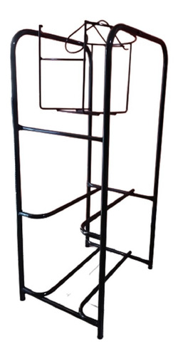 Rack Porta Garrafón Metálico Para 3 Unidades Con Columpio