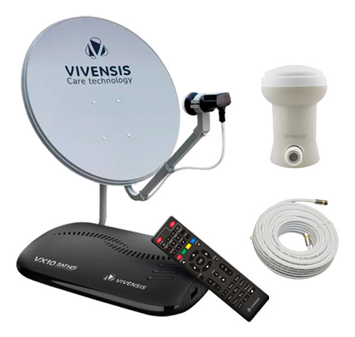 Kit Receptor Digital Tv Satélite - Vivensis 