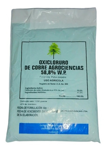 Oxicloruro De Cobre Agricola