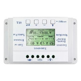 Controlador De Carga Solar 20ah Mppt + Pwm  12v E 24v T20