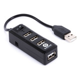 Naceb Adaptador Extension Hub Usb 2.0 4 Puertos Portatil