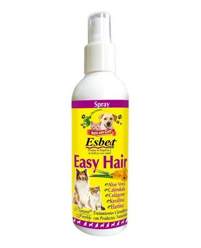 Spray Easy Hair Para Mascotas X240ml Esbelt - Natural Freshl