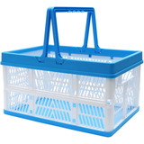 Deaotek 27 Liter Collapsible Shopping Basket - Plastic Foldi