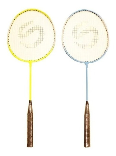 Set Badminton Sixzero 2 Raquetas 2 Plumas Jr Bolso Tyttennis