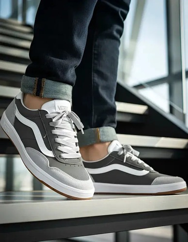 Tenis Vans Cruze Too Cc - Vn000cmtpwt - Hombre - Gris