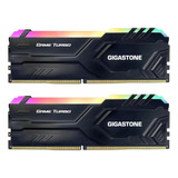 Ram Ddr4 Gigastone Black Rgb Game Turbo 16 (2x8) 3200mhz 