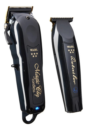 Combo Barber Wahl Inalámbrico Magic Clip + Detailer Li