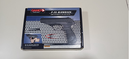 Pistola Gamo P 25 Blowback Co2 Semi Automatica