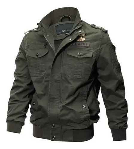 Chaqueta Bomber Militar Con Cremallera Tactical-b Para Hombre