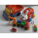 Lote De Juguetes Bebe/niño,conejos Didáctico,tren,camion