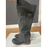 Botas Cuero Vacuno Justa Osadia Impecables Talle 36/37